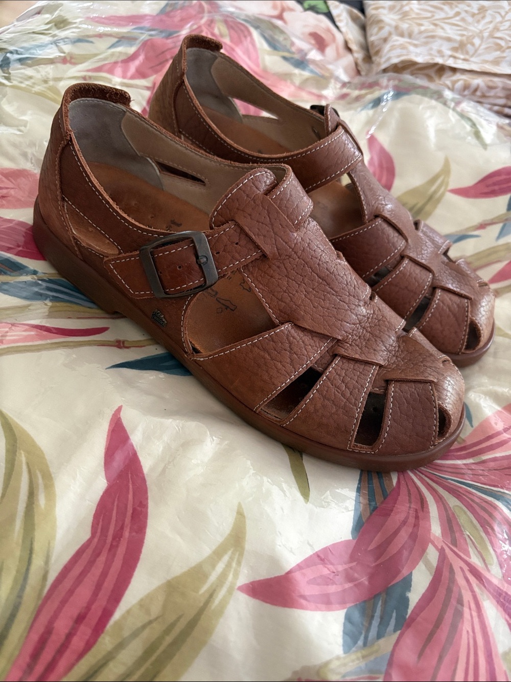 💋FINN COMFORT fisherman sandals 38